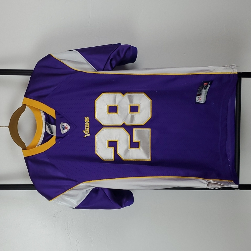 Reebok Adrian Peterson MINNESOTA #28 NFL Jersey purple Youth Size XL